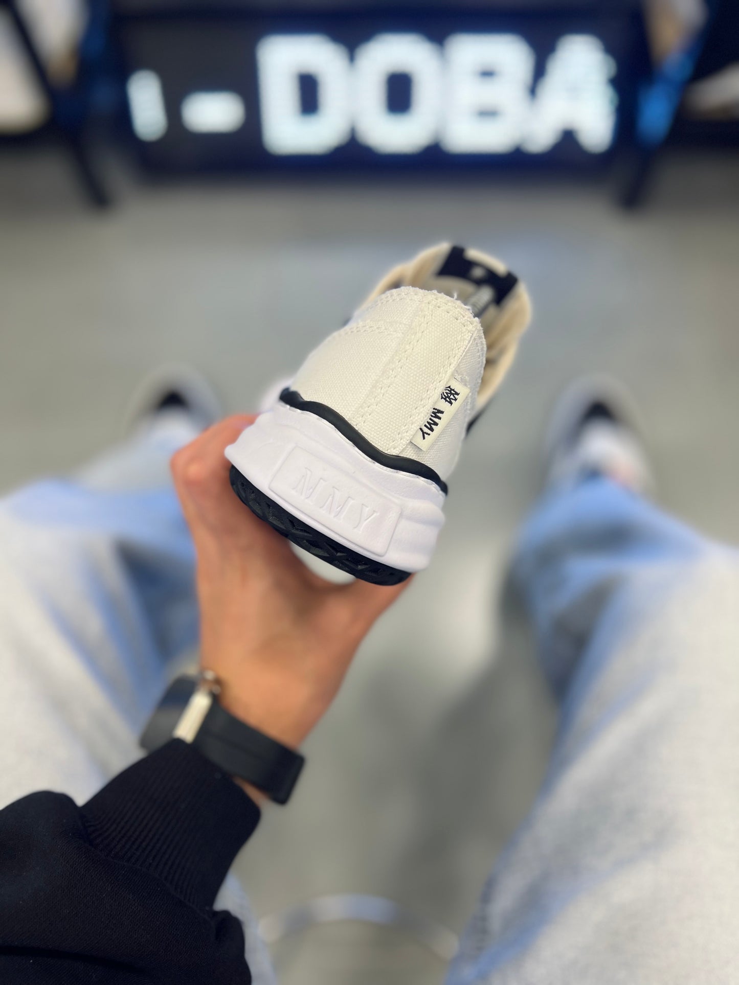 AMIRI | Two-Tone Sneakers – White & Black