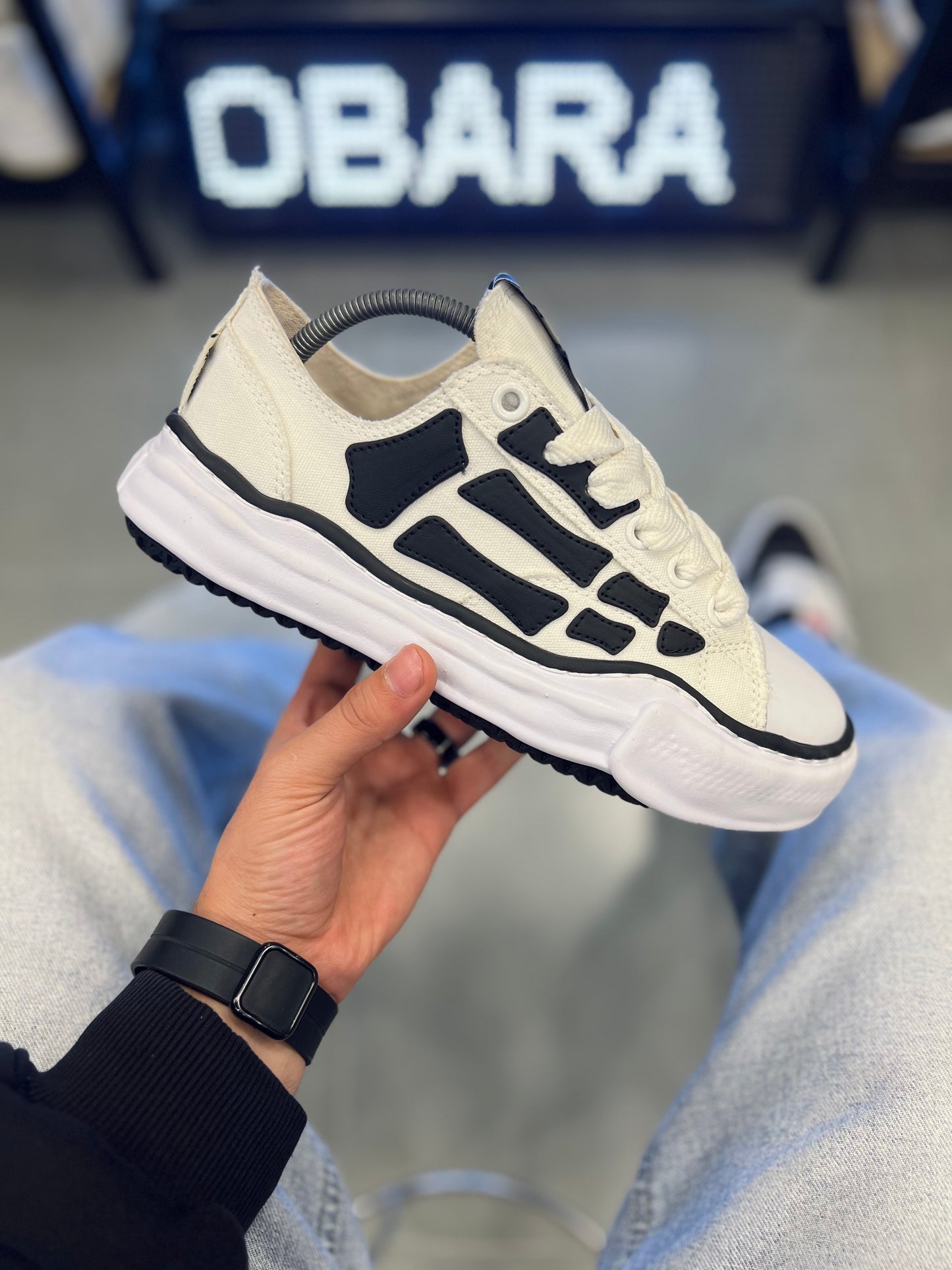AMIRI | Two-Tone Sneakers – White & Black